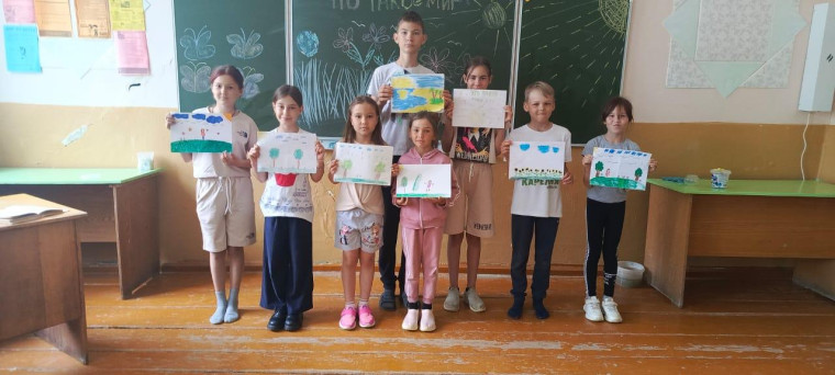 Второй день в школьном лагере "Улыбка" 04.06..